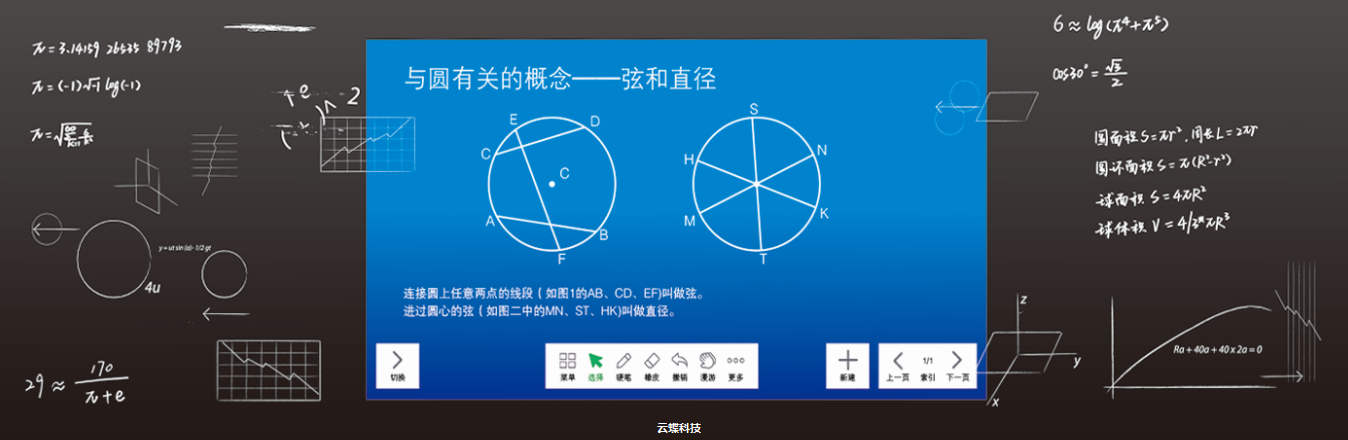 云蝶智慧黑板
