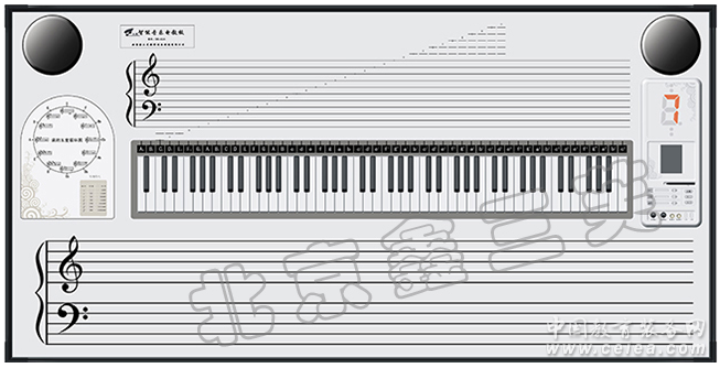 五线谱电教板音乐电教板音乐示教板
