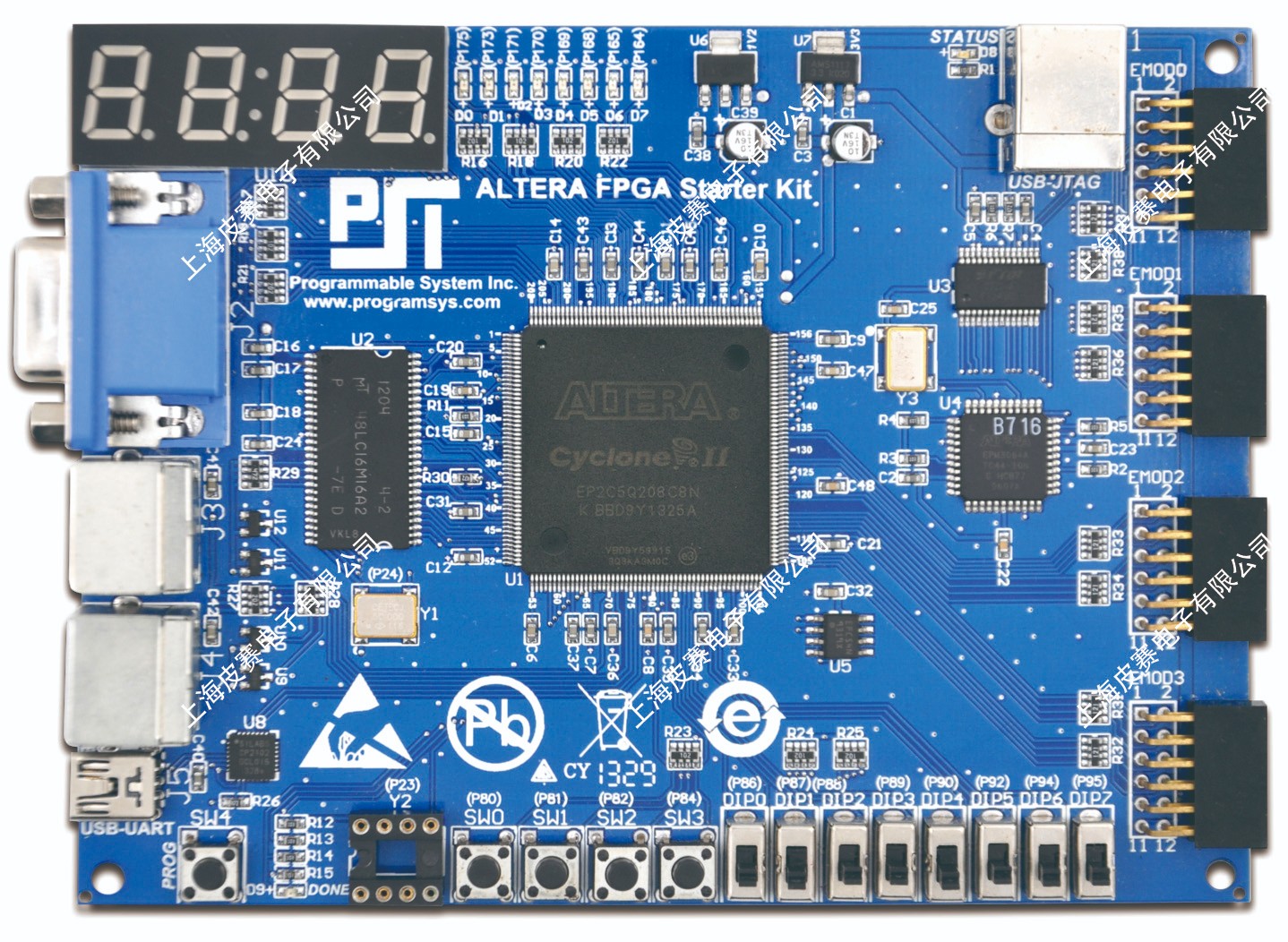 ALTERA 2C5 CYCLONE-II FPGA学习板